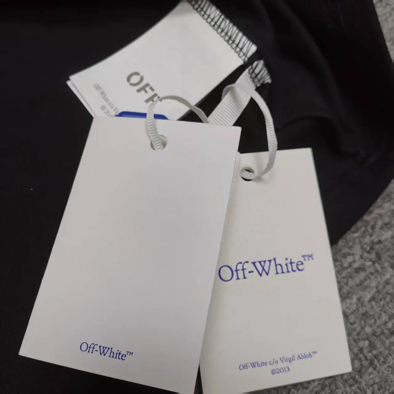 off white new loose version short-sleeved T-shirt Size: S M L XL Color: Black White Green P240